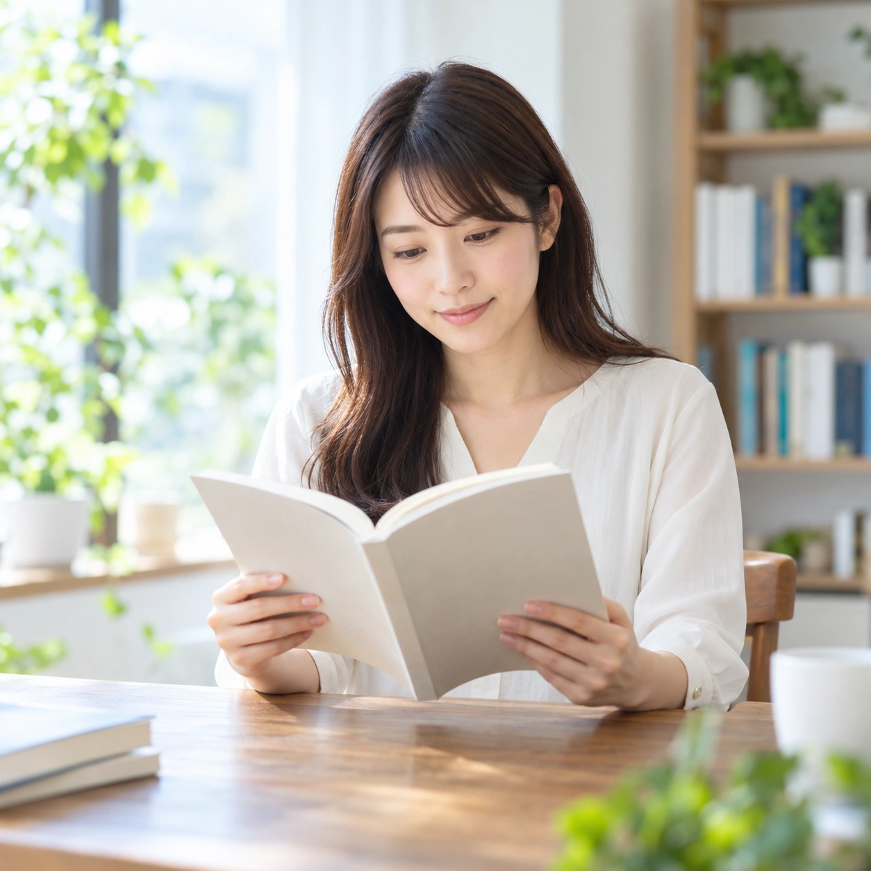 本を読む女性の速読ジャンルイメージ